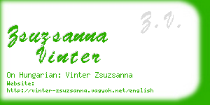 zsuzsanna vinter business card